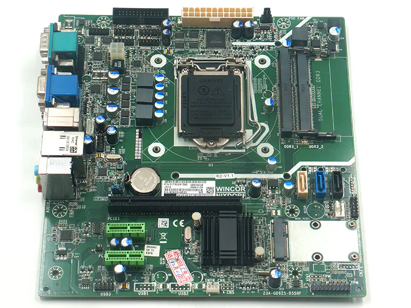 WINCOR NIXDORF K2-V1.1 POS 01750291582 23A-GD625 emolevy 23A-GD625