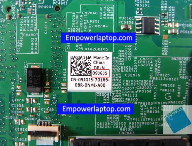Dell CN-09JGJ5 9JGJJ5 Emolevy Inspiron 14R M4010 48.4EK10.011