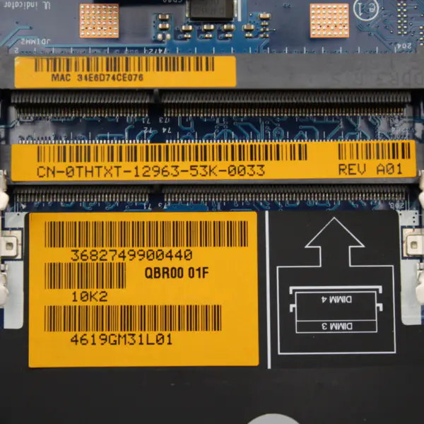 Dell Alien-ware M17x R4 LA-8341P CN-0THTXT -emolevy Dell Alien-ware M17x R4 LA-8341P CN-0THTXT -emolevy