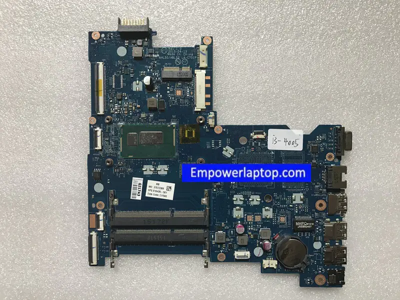 HP 816435-001 816435-501 816435-601 LA-C701P I3-4005U -emolevy 816435-501 816435-601 LA-C701P I3-4005U -emolevy