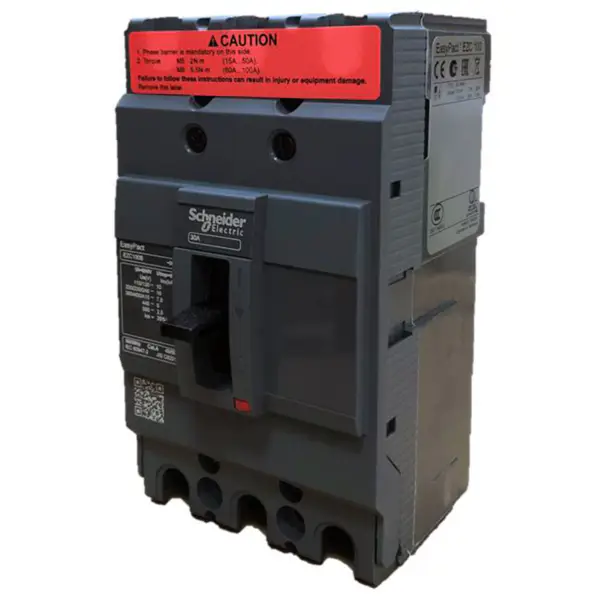 3-napainen valettu kotelo katkaisija Easypact EZC100B 3P30A