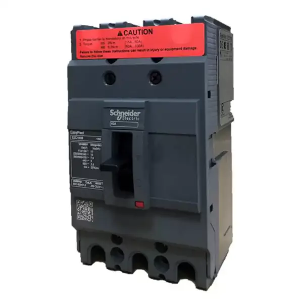 Schneiderin 3-napainen valettu koteloitu katkaisija Easypact EZC100B 3P40A