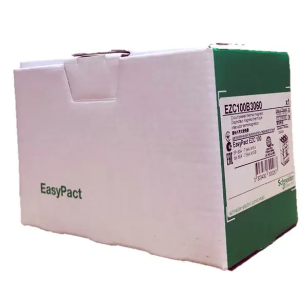 3-napainen valettu kotelo katkaisija Easypact EZC100B 3P60A