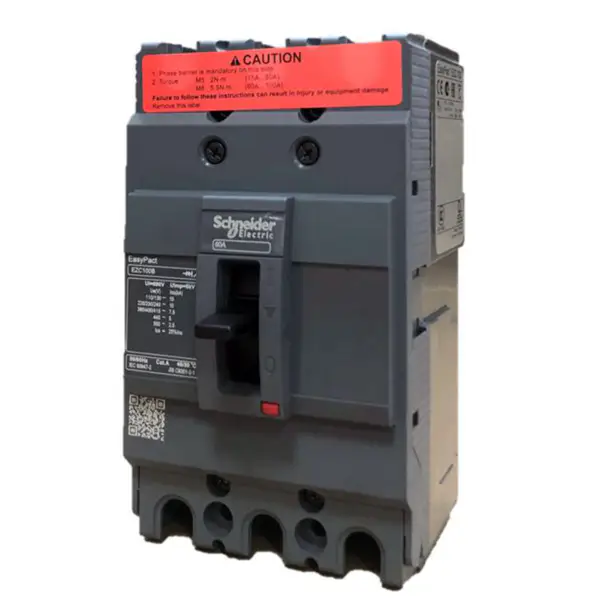 3-napainen valettu kotelo katkaisija Easypact EZC100B 3P60A