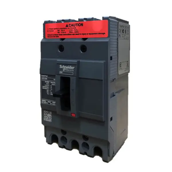 3-napainen valettu kotelo katkaisija Easypact EZC100B 3P50A