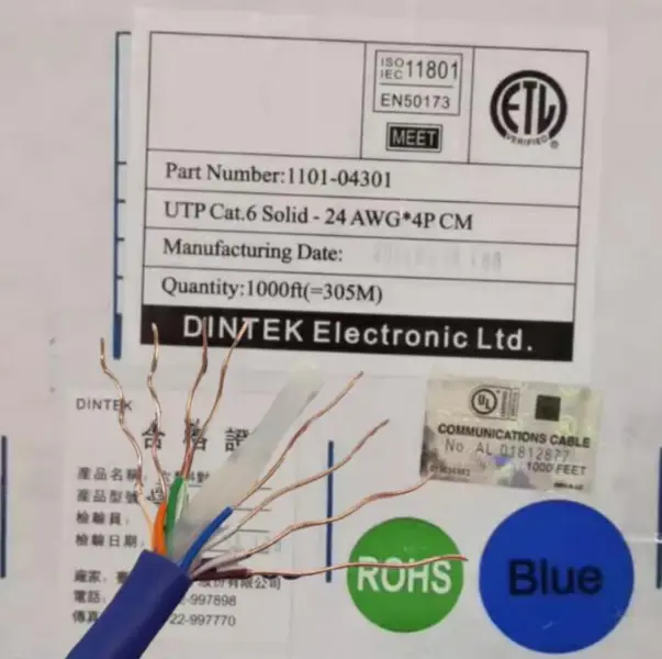DINTEK 1101-04301 Tietoliikennekaapeli