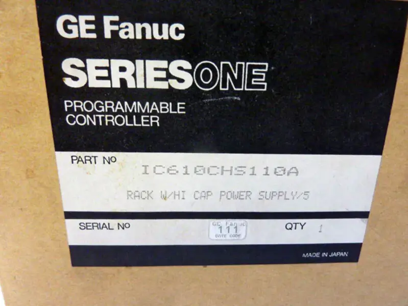 GE Fanuc IC610CHS110A GE Fanuc IC610CHS110A