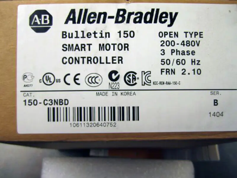 Allen bradley Pehmokäynnistin smc flex pehmokäynnistin 150-C3NBR
