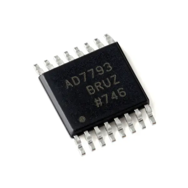 Analogi-digitaalimuunnin IC-siru AD7792BRUZ-REEL AD7792BRUZ IC ADC 16BIT SIGMA-DELTA 16TSSOP 16TSSOP