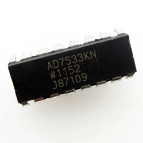 Analogi-digitaalimuunnin IC-siru AD7533 AD7533KNZ AD7533JNZ AD7533LN IC DAC 10BIT A-OUT 16DIP