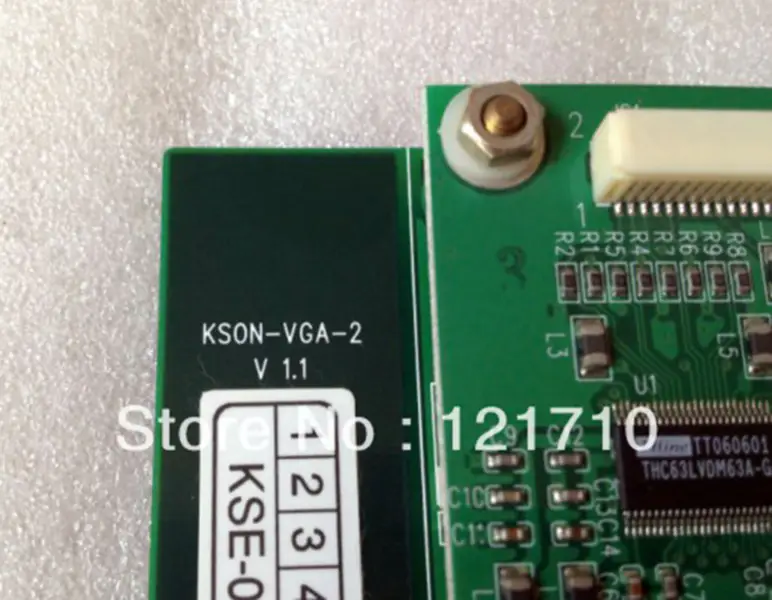 THS-2005 ISA-liitäntäiset LCD-näytönohjaimet KSON-VGA-2 V 1.1 teollisuusemolevy KSON-VGA-2 V 1.1