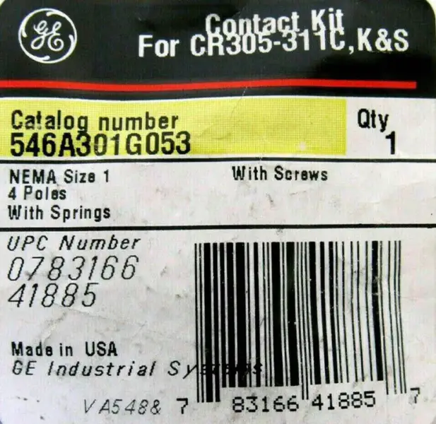 YLEINEN SÄHKÖ 546A301G053