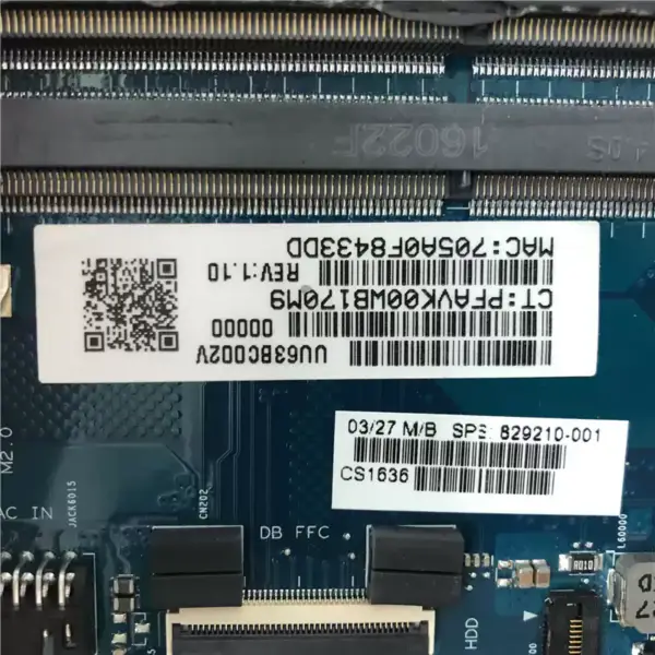 HP 856764-001 856764-501 856764-601 A6-7310U-emolevy 856764-501 856764-601 A6-7310U