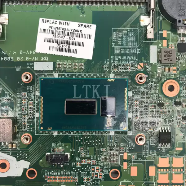 HP 856227-001 856227-501 856227-601 I7-6500U 940MX 2GB DAG34AMB6D0 -emolevy 856227-501 856227-601 I7-6500U 940MX 2GB DAG34AMB6D0 -emolevy