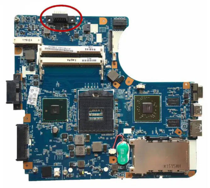 SONY VPCEA-sarjan MBX-224-emolevy A1794324A M961 HM55 HD5650 1GB DDR3
