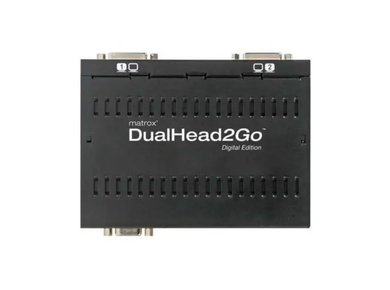 Matrox DualHead2Go Digital D2G-A2D-IF -moninäyttösovitin (Matrox DualHead2Go Digital D2G-A2D-IF)