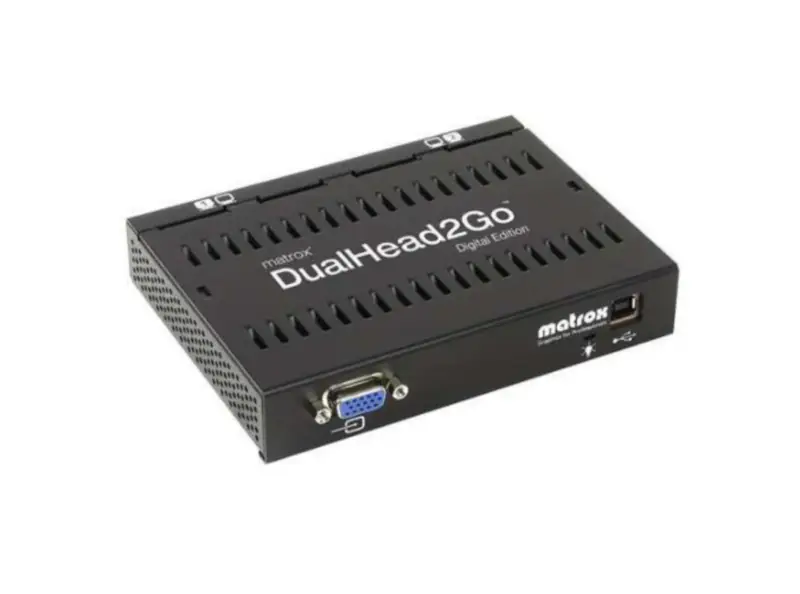 Matrox DualHead2Go Digital D2G-A2D-IF -moninäyttösovitin (Matrox DualHead2Go Digital D2G-A2D-IF)