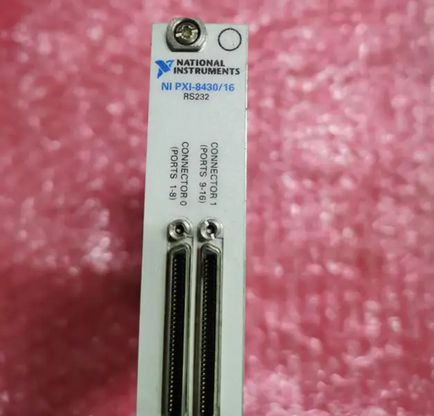 NI PXI-8430 2/4/8/16 RS232-sarjakortti nopeaan tiedonsiirtoon.