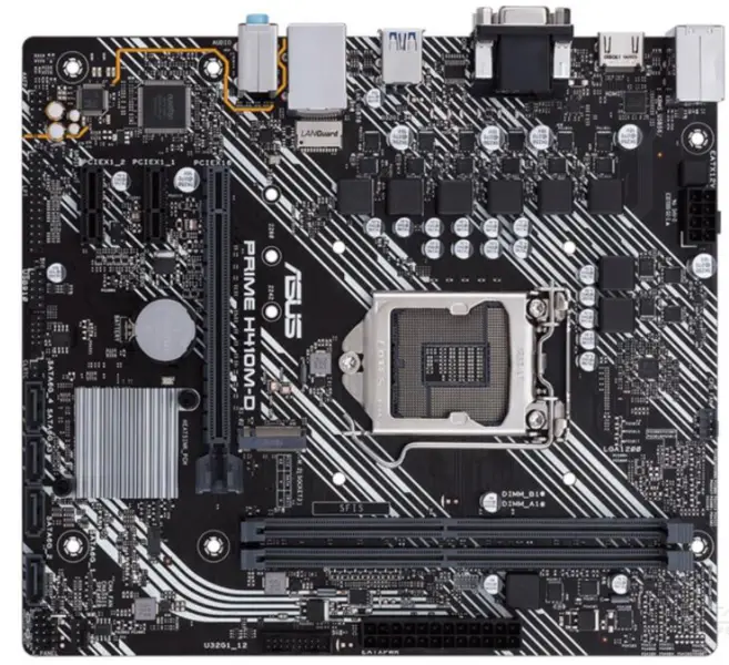 ASUS PRIME H410M-D emolevy LGA1200 DDR4