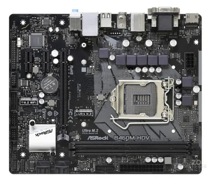 ASRock B460M HDV -emolevy LGA 1200 DDR4