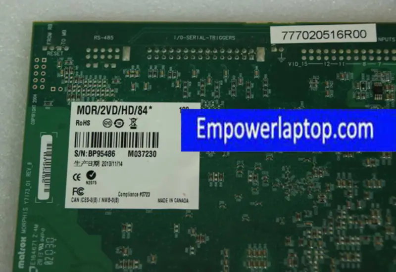 Matrox MOR/2VD/HD/84 Y7173_01 kaappauskortti