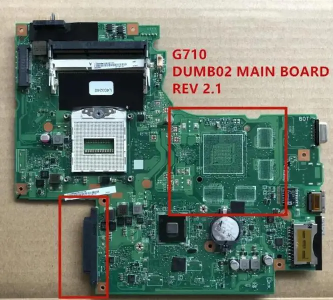 Lenovo G710 DUMB02 REV 2.1 emolevy