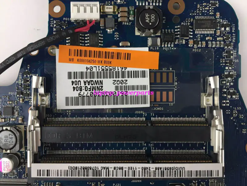 Toshiba K0001042 Toshiba Satellite 660 665 Intel-emolevy ATX-emolevy ATX-emolevy