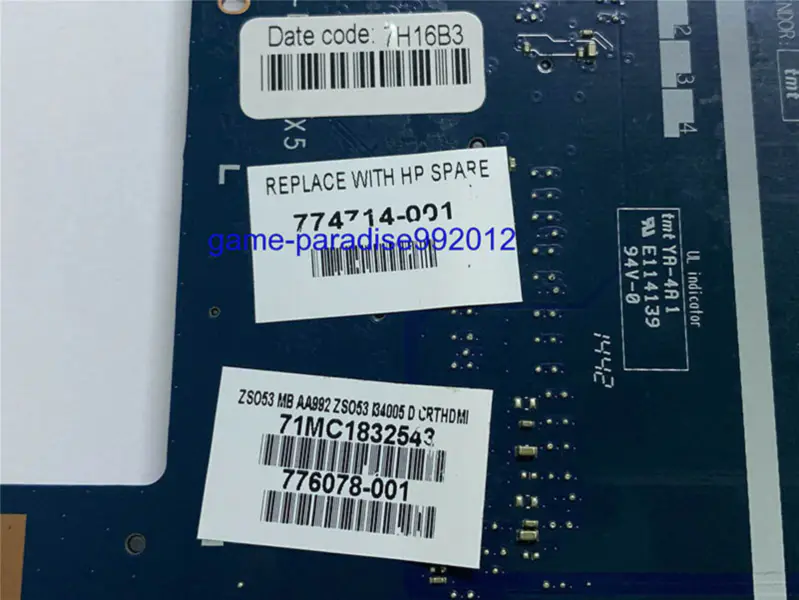 HP 774714-001 emolevy
