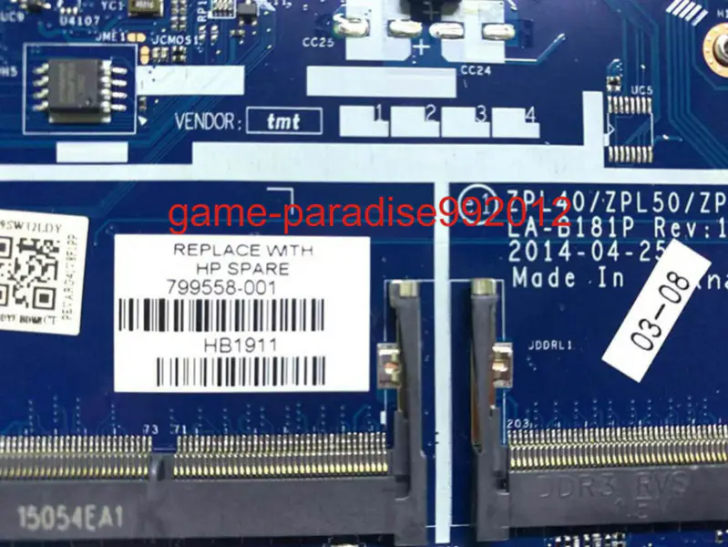 HP 799558-001 emolevy