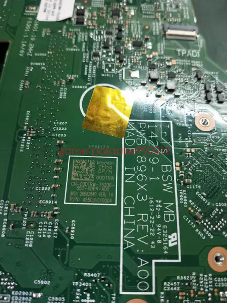 Dell 3452 -emolevy