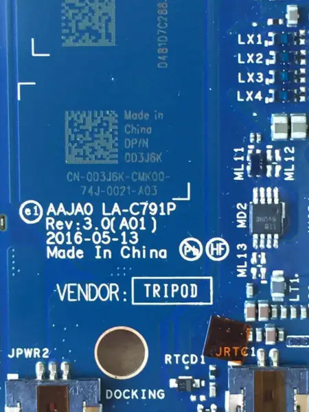 Dell LA-C791P -emolevy