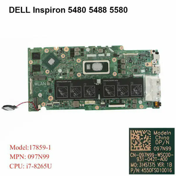 Dell 097N99 -emolevy