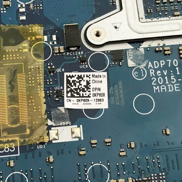 Dell 0KP60X ADP70 LA-C832P Rev:1.0(A00) -emolevy.