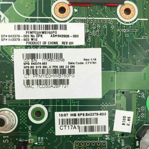 HP 842606-003 -emolevy