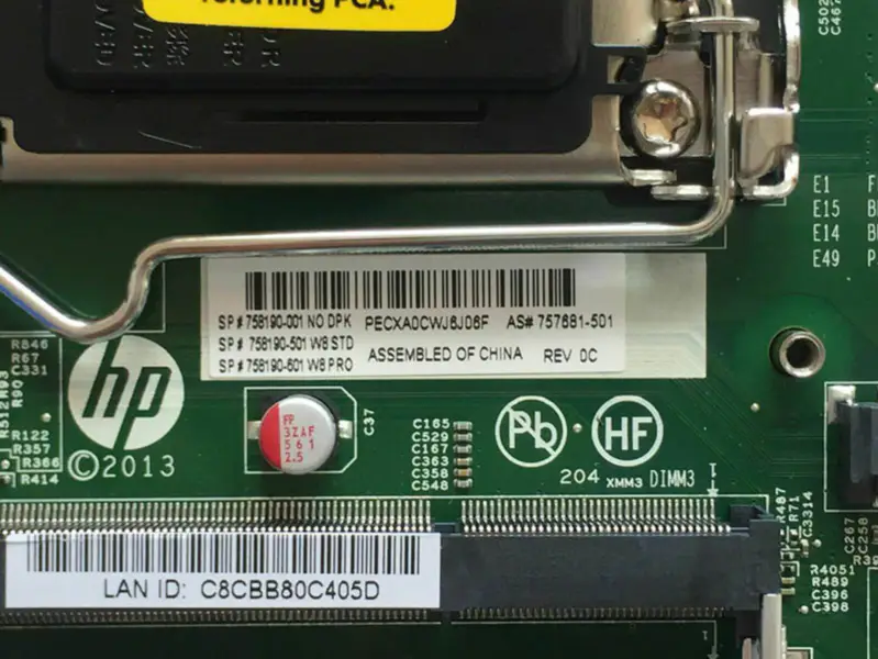 HP 757881-501 -emolevy
