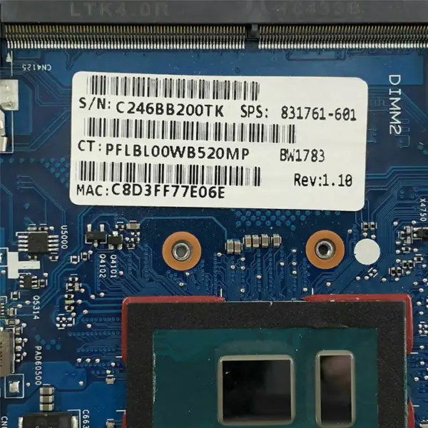HP 831761-001 -emolevy