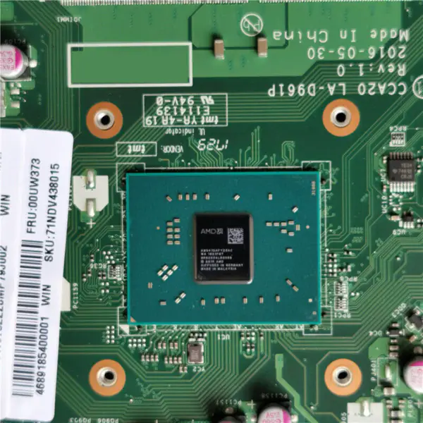 Lenovo 00UW373 LA-D961P -emolevy (Lenovo 00UW373 LA-D961P)