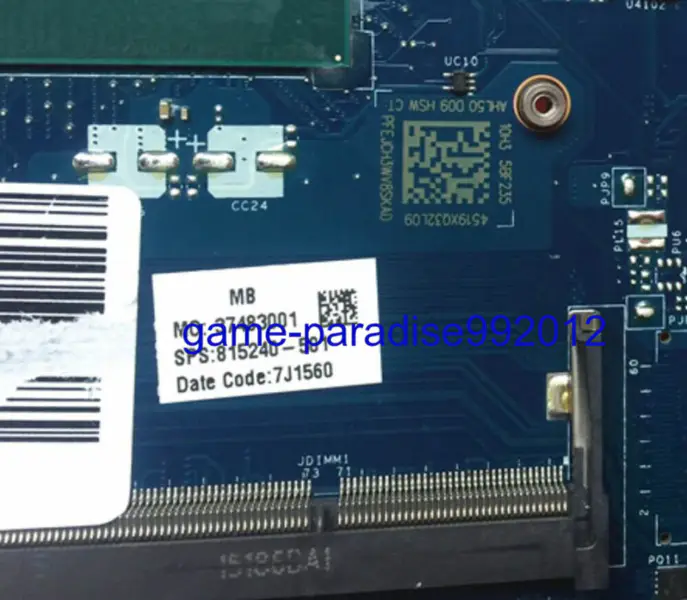 HP 815240-501 -emolevy