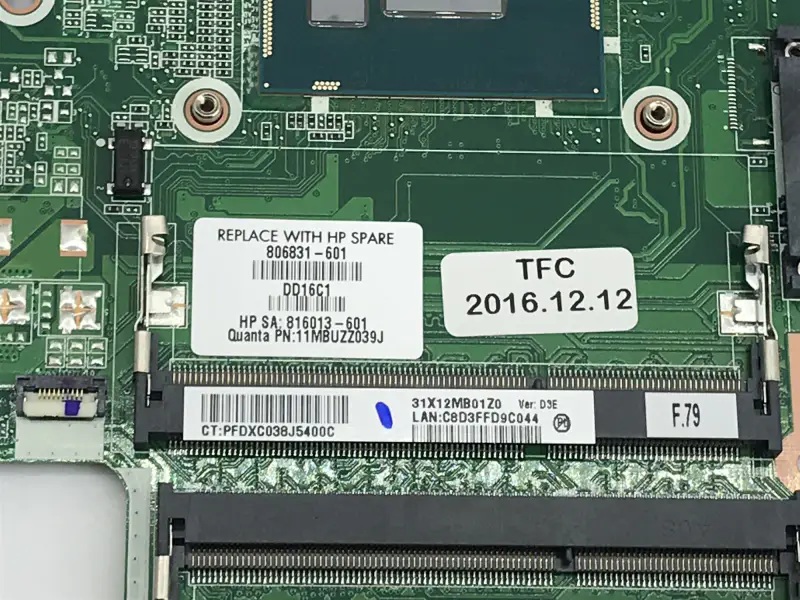 HP EliteOne 705 G2 798973-001 822827-001 AIO-emolevy 798973-001 822827-001 AIO-emolevy