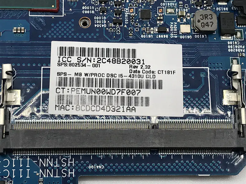 HP 836094-001 836094-501 836094-601 DAX1BDMB6F0-emolevy 836094-501 836094-601 DAX1BDMB6F0-emolevy