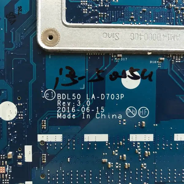HP 858583-001 858583-501 858583-601 LA-D703P-emolevy HP 858583-001 858583-501 858583-601 LA-D703P-emolevy