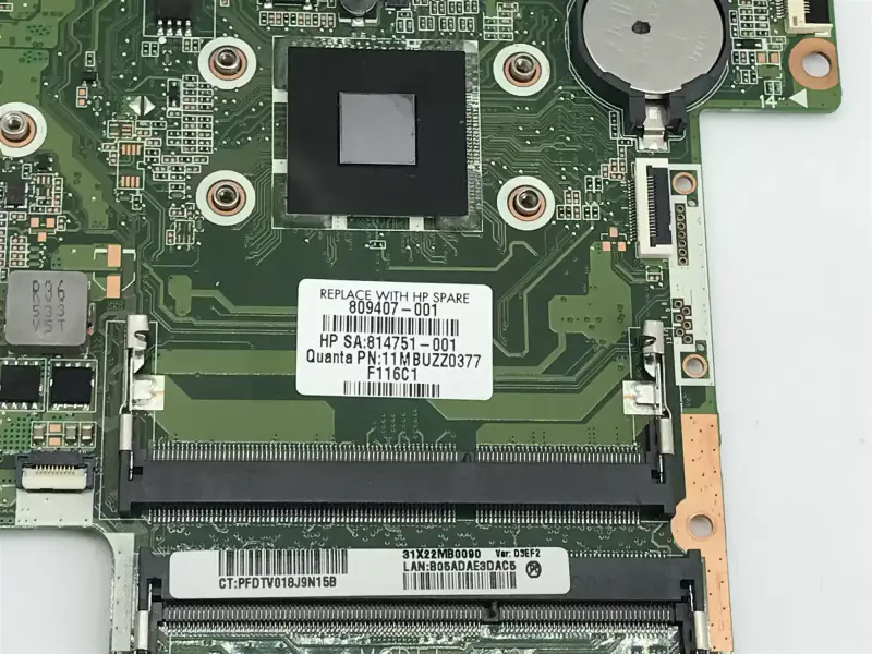 HP 809407-001 809407-501 DA0X22MB6D0 15-AB-emolevy