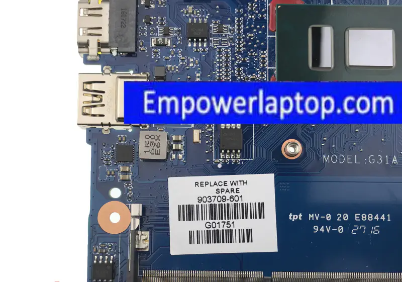 HP Probook 450 G2 784118-001 784118-501 ZPL40/ZPL50/ZPL70 LA-B181P emolevy LA-B181P