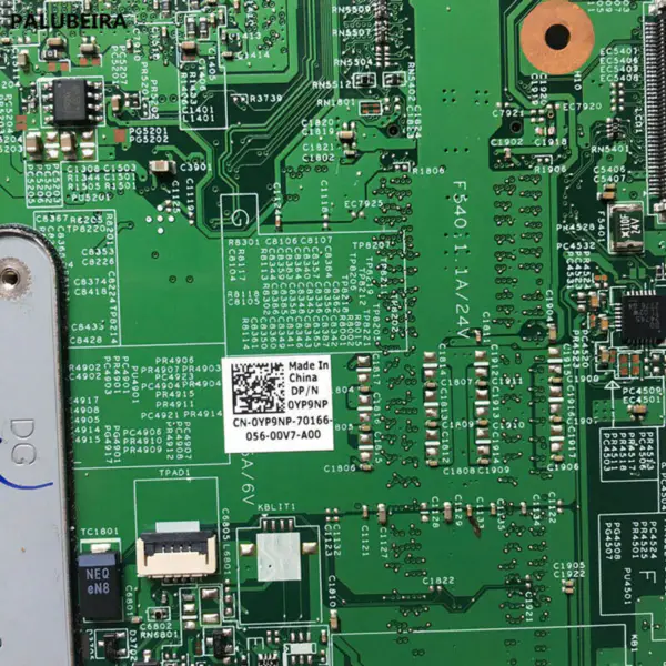 Dell 0YP9NP M5010 ATX-emolevy (Dell 0YP9NP M5010)