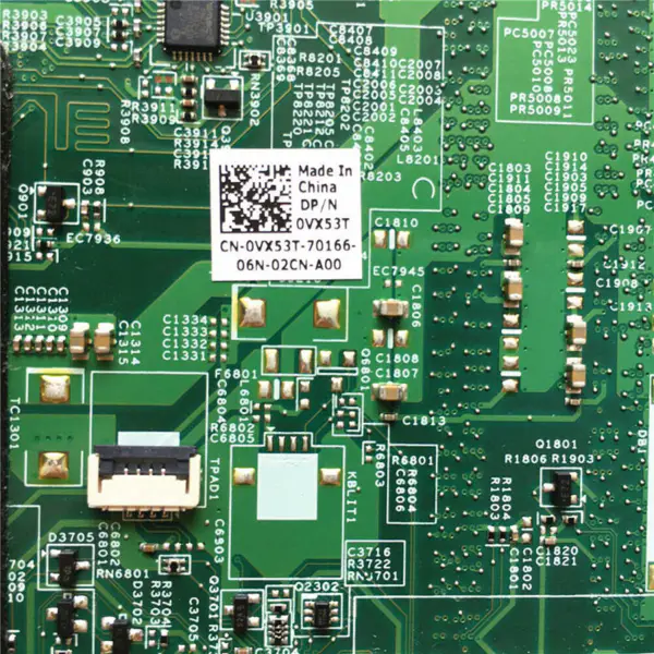 Dell 0vx53t N5010 ATX-emolevy
