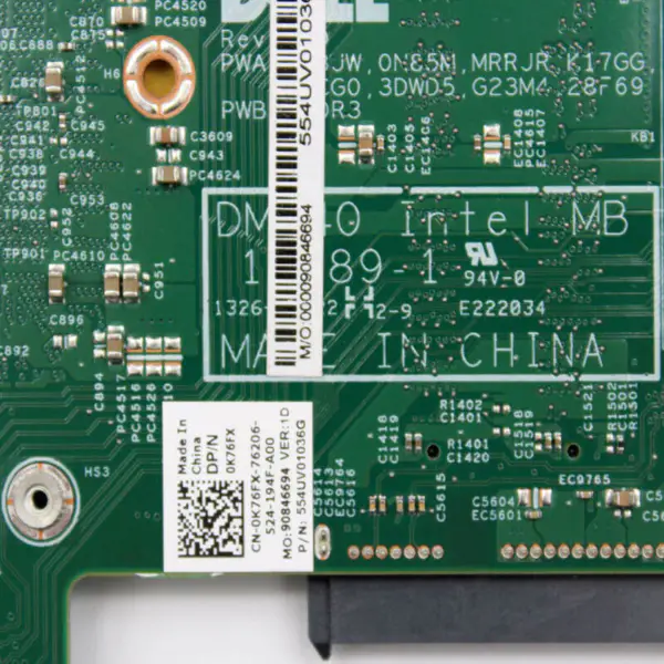 Dell 0KFT53 5423 ATX-emolevy (Dell 0KFT53 5423)
