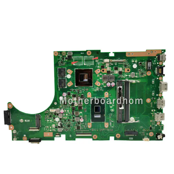 Asus X756UQK X756UQK X756UQK ATX-emolevy