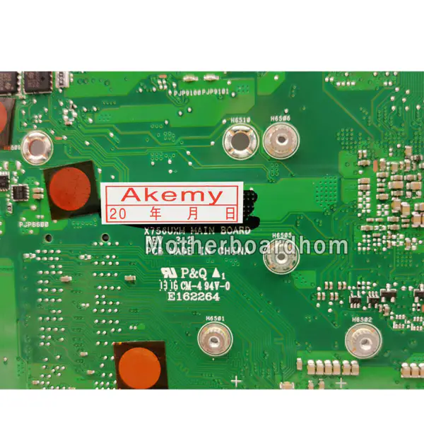 Asus X756UQK X756UQK X756UQK ATX-emolevy
