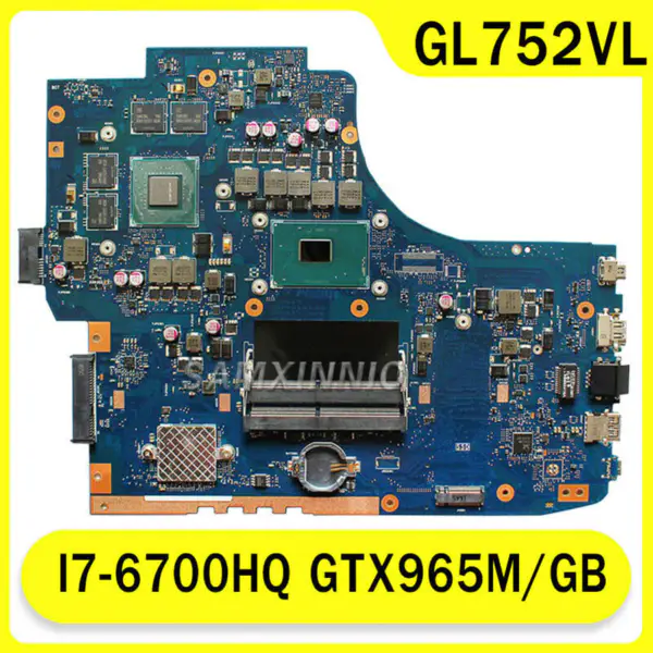 Asus GL752VL GL752VL GL752VL ATX-emolevy
