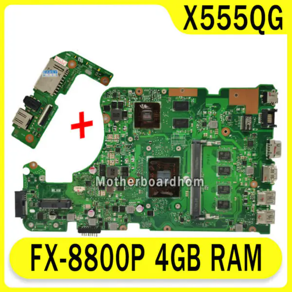 Asus X555QG X555QG X555QG ATX-emolevy